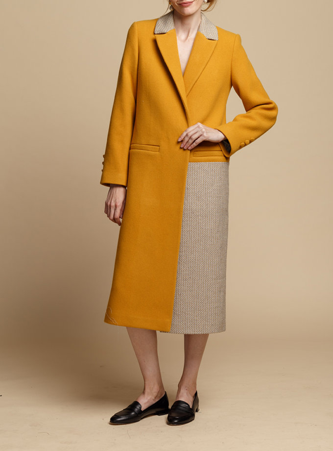 Пальто прямого силуэта INS_FW1920_2_02, фото 1 - в интернет магазине KAPSULA