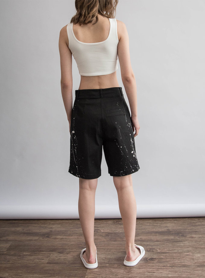 Укороченный топ из хлопка ZHRK_zbasic0001top-white, фото 1 - в интернет магазине KAPSULA