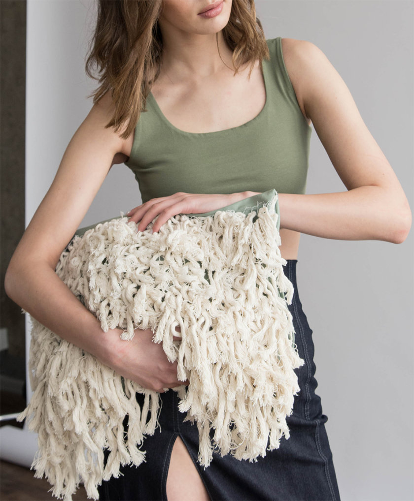Укороченный топ из хлопка ZHRK_zbasic0001top-khaki, фото 1 - в интернет магазине KAPSULA